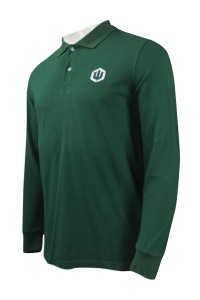 P816 sample custom long sleeve Polo shirt design Polo shirt homemade logo embroidery Polo shirt Polo shirt supplier